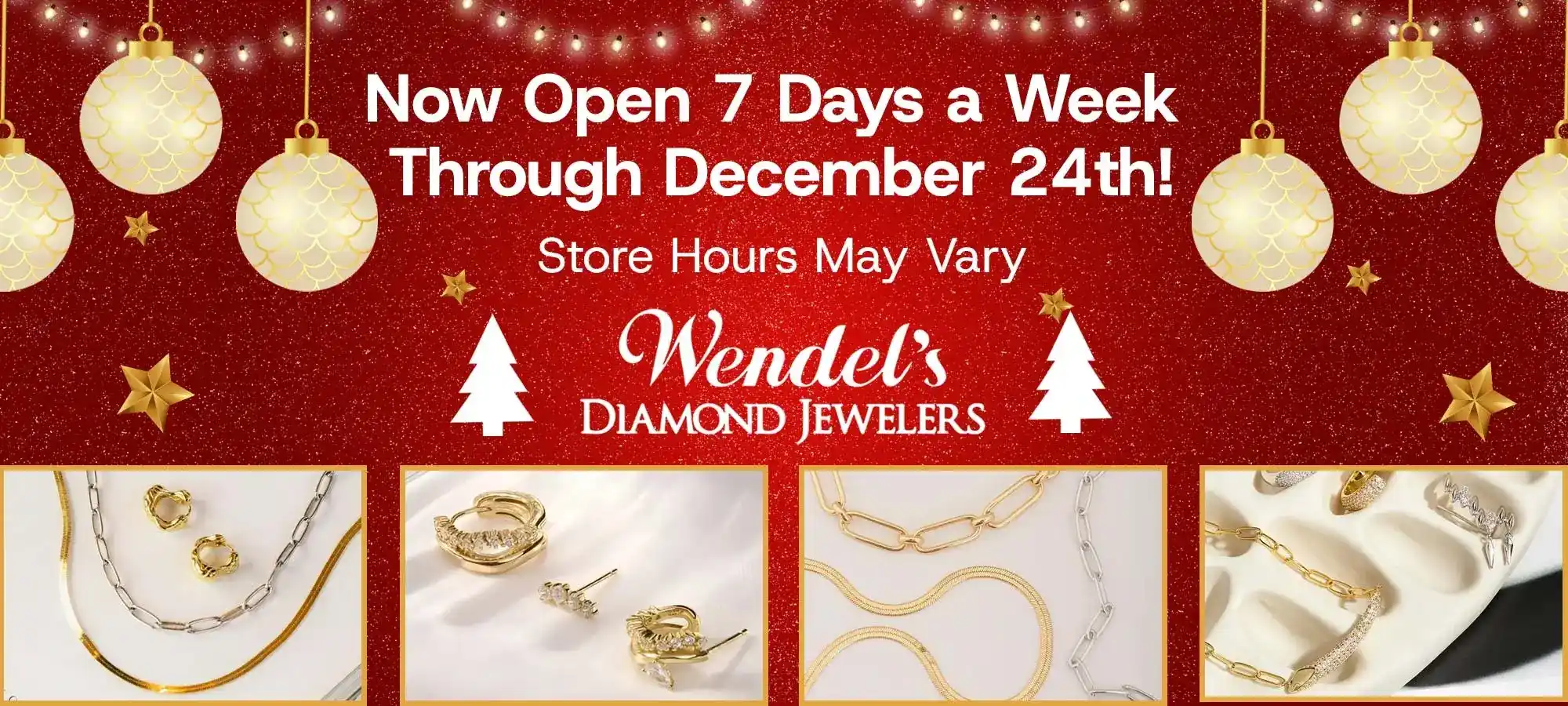 Christmas Holiday Jewelry Collection at Wendel’s Jewelers