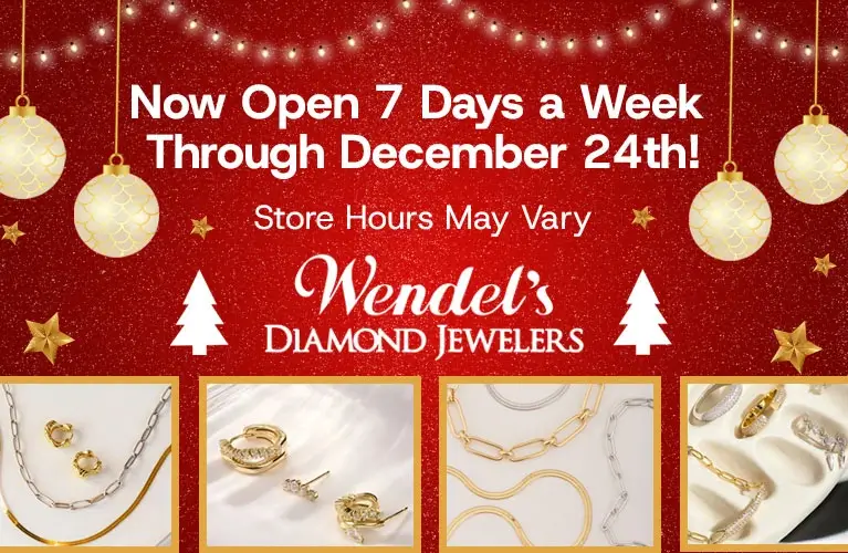 Christmas Holiday Jewelry Collection at Wendel’s Jewelers