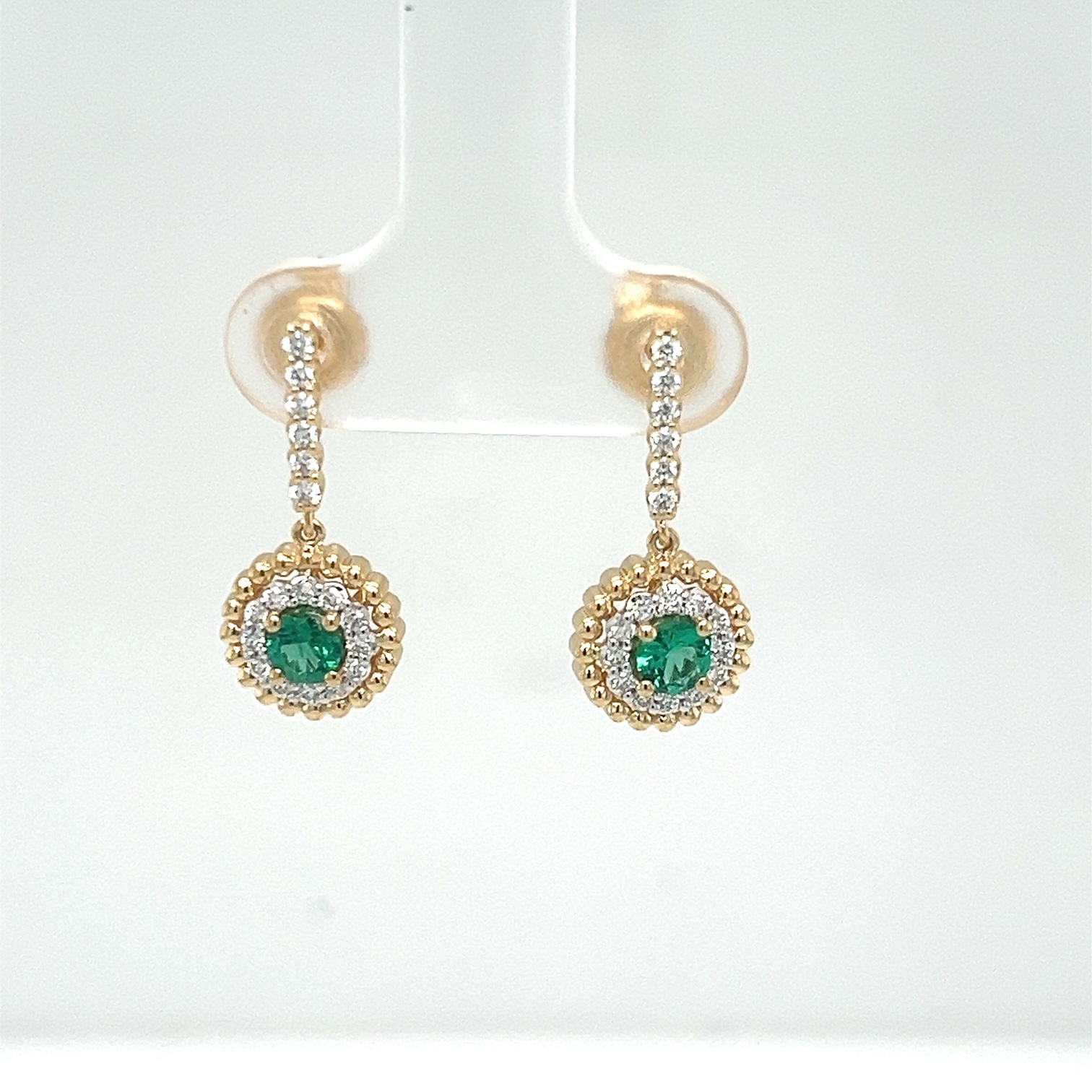 Colored Stone Earrings