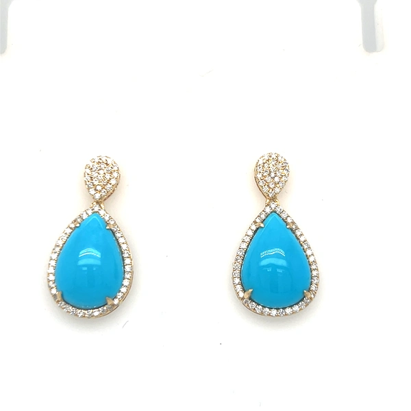 Colored Stone Earrings