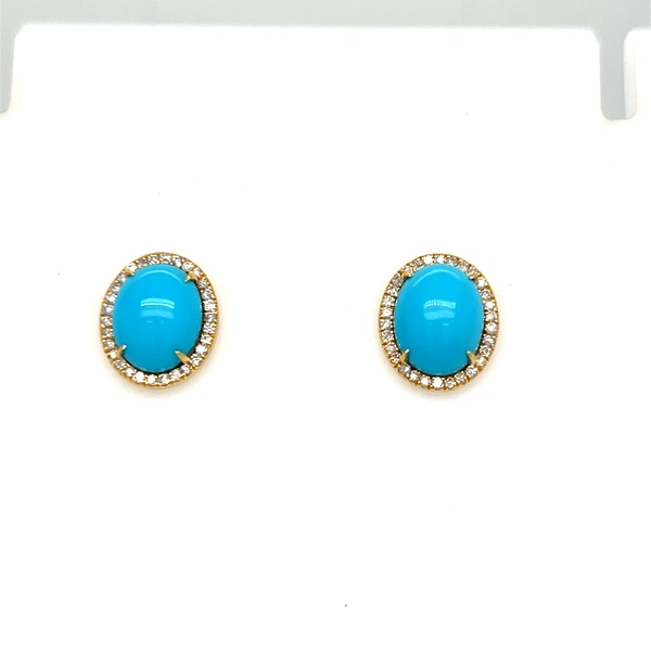 Colored Stone Earrings