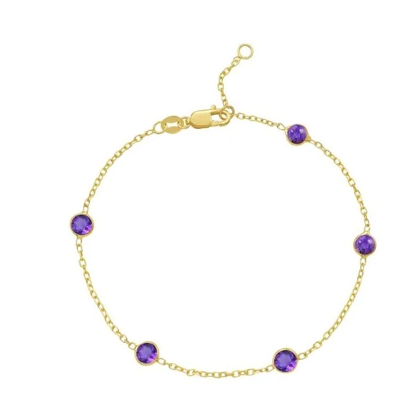 Colored Stone Bracelets