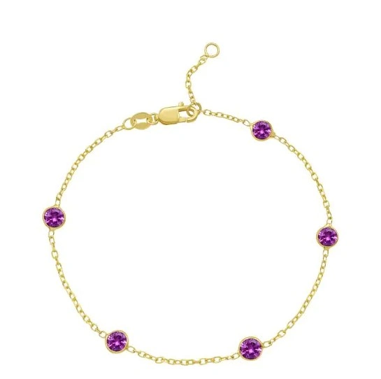 Colored Stone Bracelets