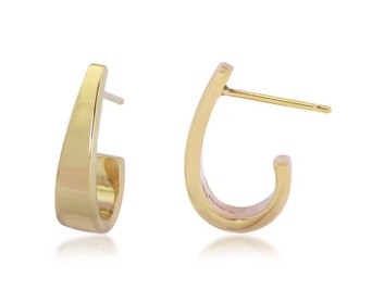 Precious Metal (No Stones) Earrings