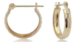 Precious Metal (No Stones) Earrings